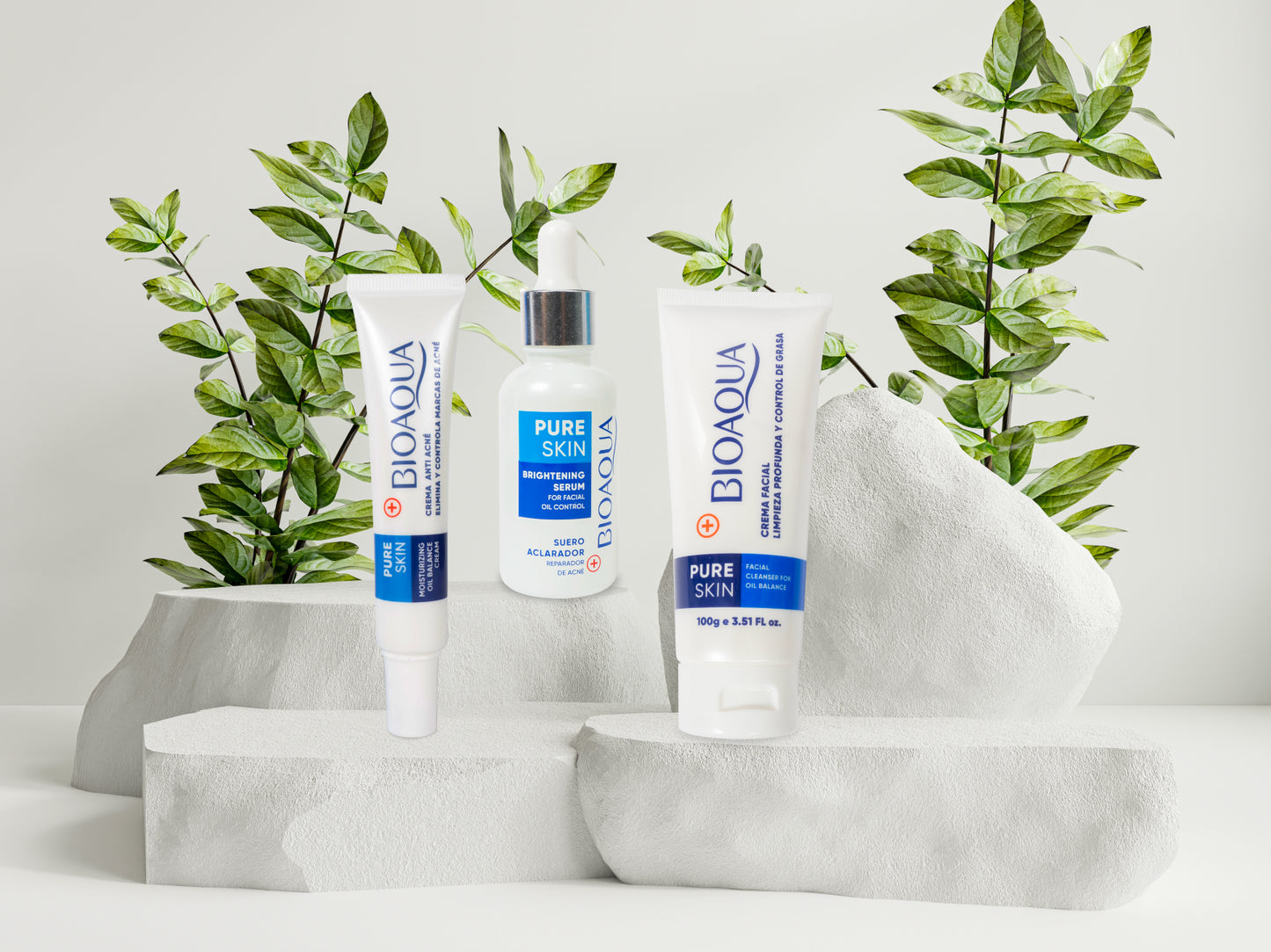 TRIO PERFECTO BIOAQUA - excelente para obtener una piel radiante.