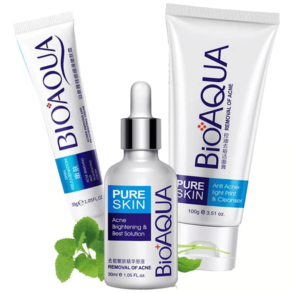 TRIO PERFECTO BIOAQUA - excelente para obtener una piel radiante.